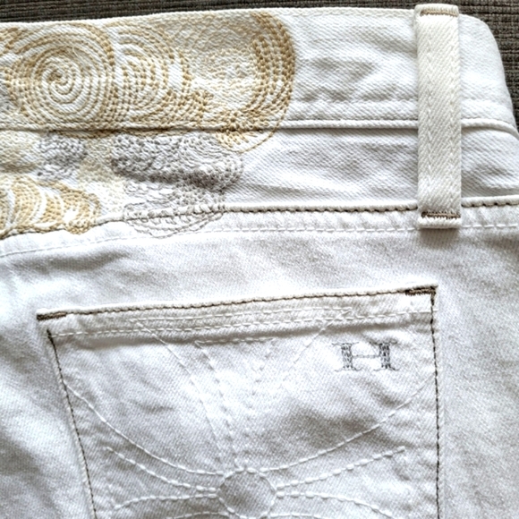 Habitual Straight Leg White Jeans Size 28 - Picture 7 of 16